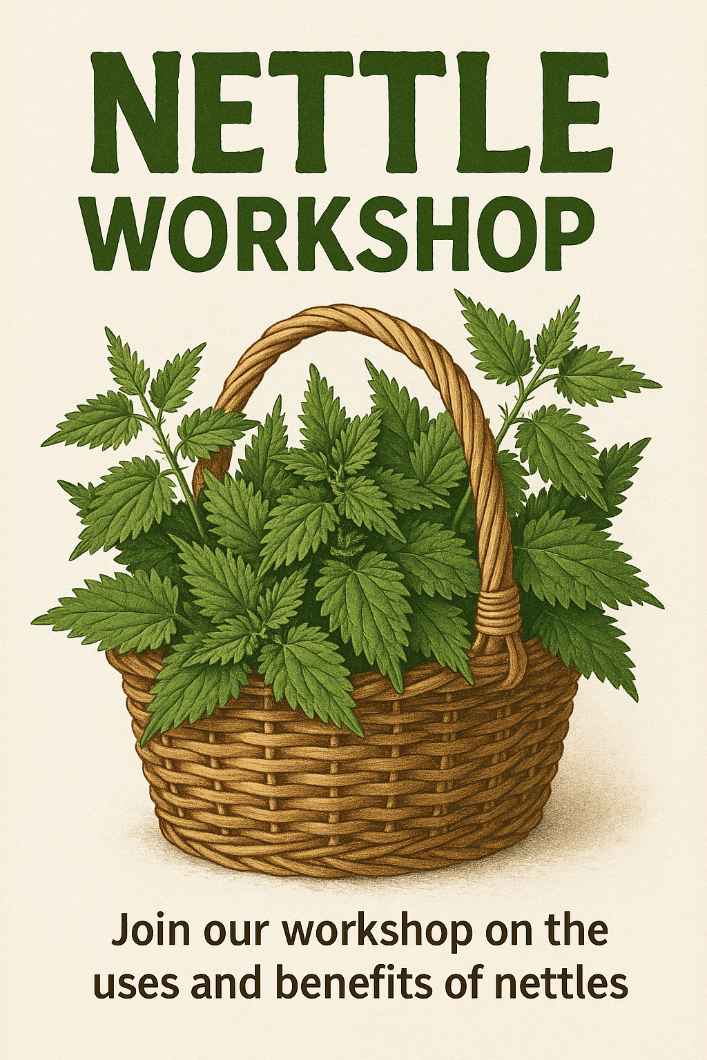 Nettle Health Event and Invitation to join us - at The Gardener's House Penzance, Cornwall.