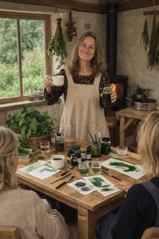 It’s All About the Nettle: Tea & Creative Nettle Ink/Paint Making.